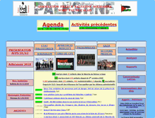 Tablet Screenshot of nord-palestine.org